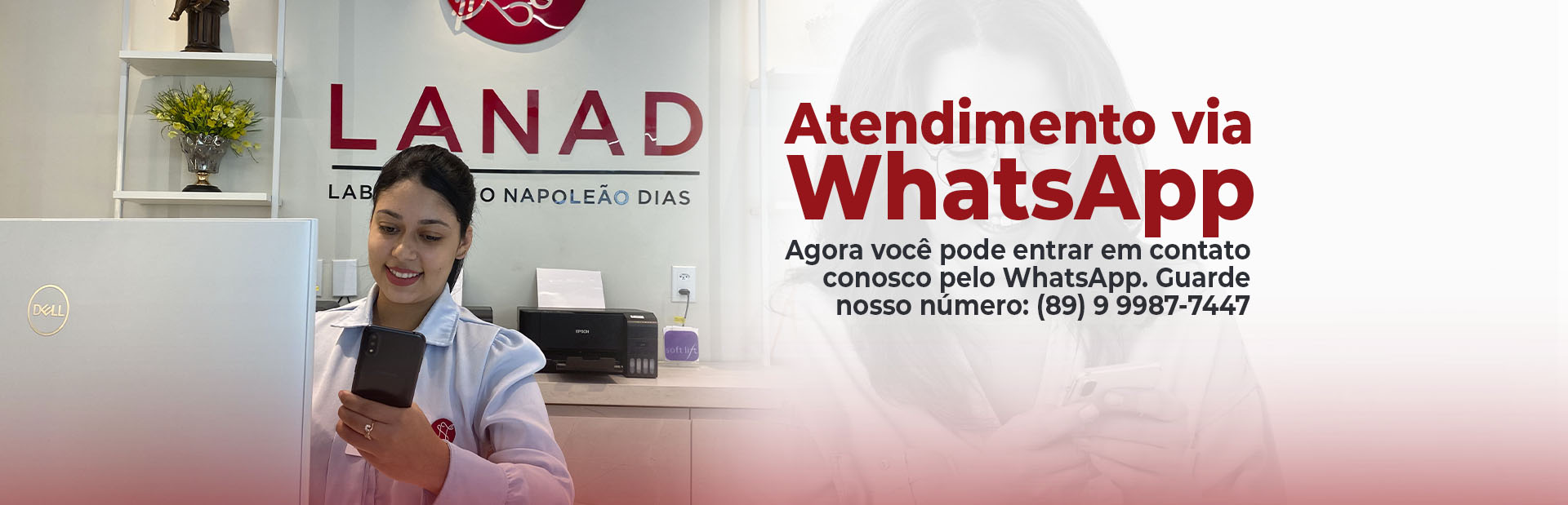 Banner -Atendimento via whatsapp